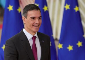Imagen de archivo del presidente del gobierno, Pedro Sánchez en Bruselas. EFE/EPA/OLIVIER MATTHYS