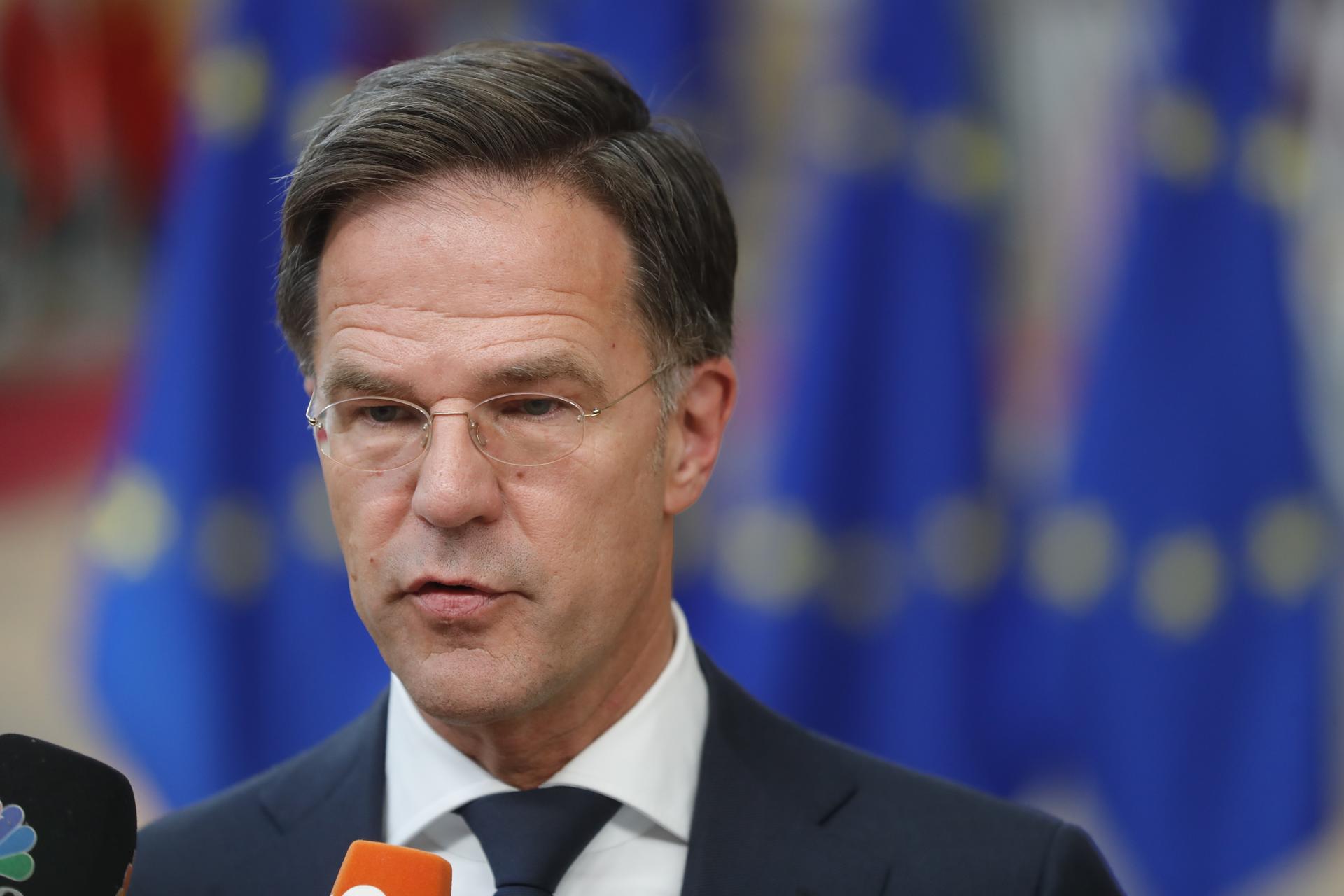 El secretario general de la OTAN, Mark Rutte. EFE/EPA/STEPHANIE LECOCQ