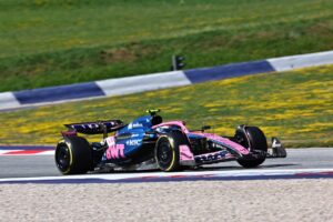 El argentino Franco Colapinto (Alpine), en el Red Bull Ring de Spielberg (Estiria). EFE/EPA/ANNA SZILAGYI