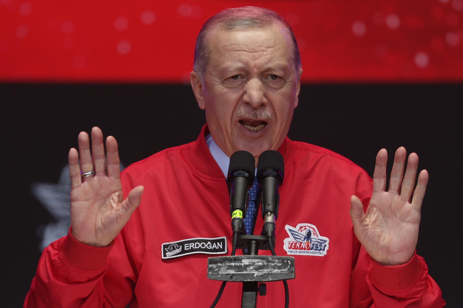 Imagen del presidente de Turquía, Recep Tayyip Erdogan.
EFE/EPA/ERDEM SAHIN