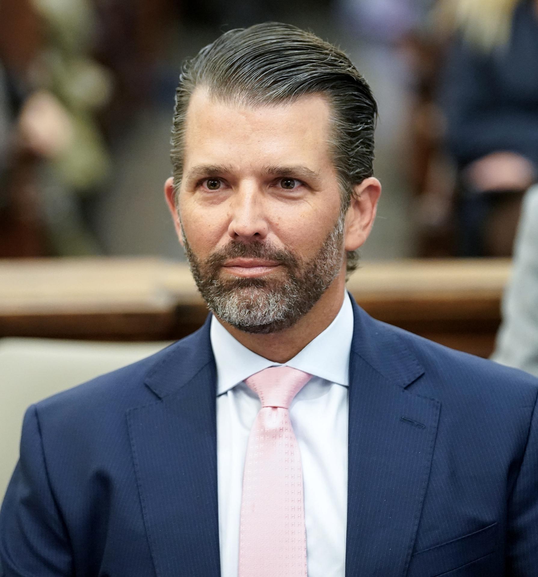 Fotografía de archivo que muestra a Donald Trump Jr., hijo del presidente estadounidense Donald Trump. (EE. UU.). EFE/EPA/SETH WENIG / POOL/ARCHIVO