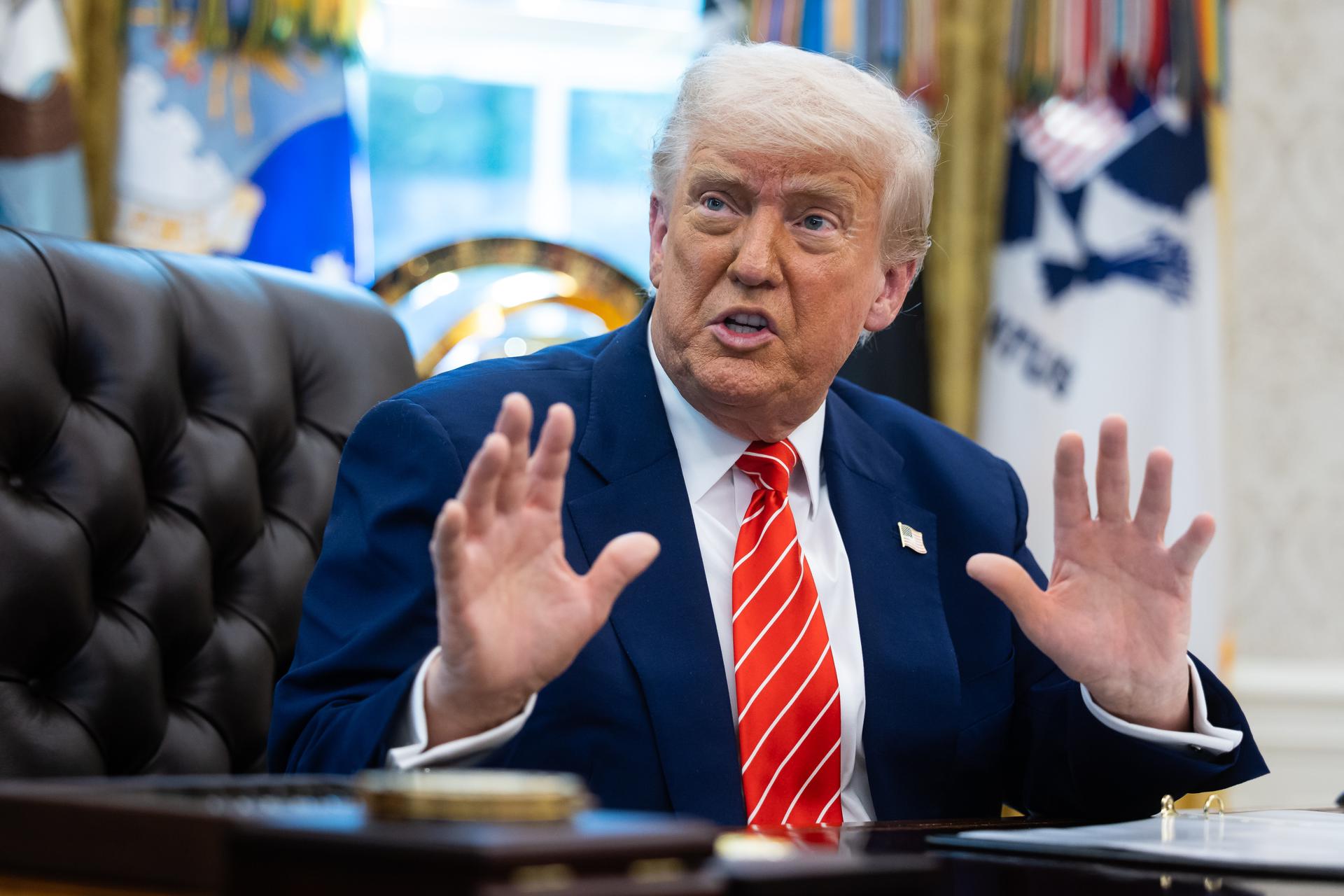Foto de archivo del presidente de EE.UU., Donald Trump. EFE/FRANCIS CHUNG / POOL
