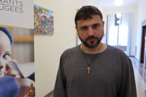 Fotografía de archivo del dirigente peronista Juan Grabois, quien fue detenido este sábado, 7 de junio, durante el desalojo de la antigua residencia presidencial argentina y donde hasta hace poco funcionó el Instituto Nacional de Estudios e Investigaciones Históricas Juan Domingo Perón. EFE/Joan Mas