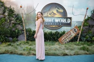 Scarlett Johansson en la reciente presentación de la nueva entrega de "Jurassic World". EFE/EPA/TOLGA AKMEN