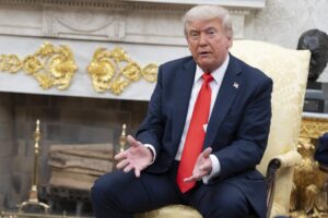 Fotografía del presidente de Estados Unidos, Donald Trump. EFE/Chris Kleponis