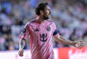 Lionel Messi, durante un partido con el Inter Miami. EFE/EPA/CRISTOBAL HERRERA-ULASHKEVICH
