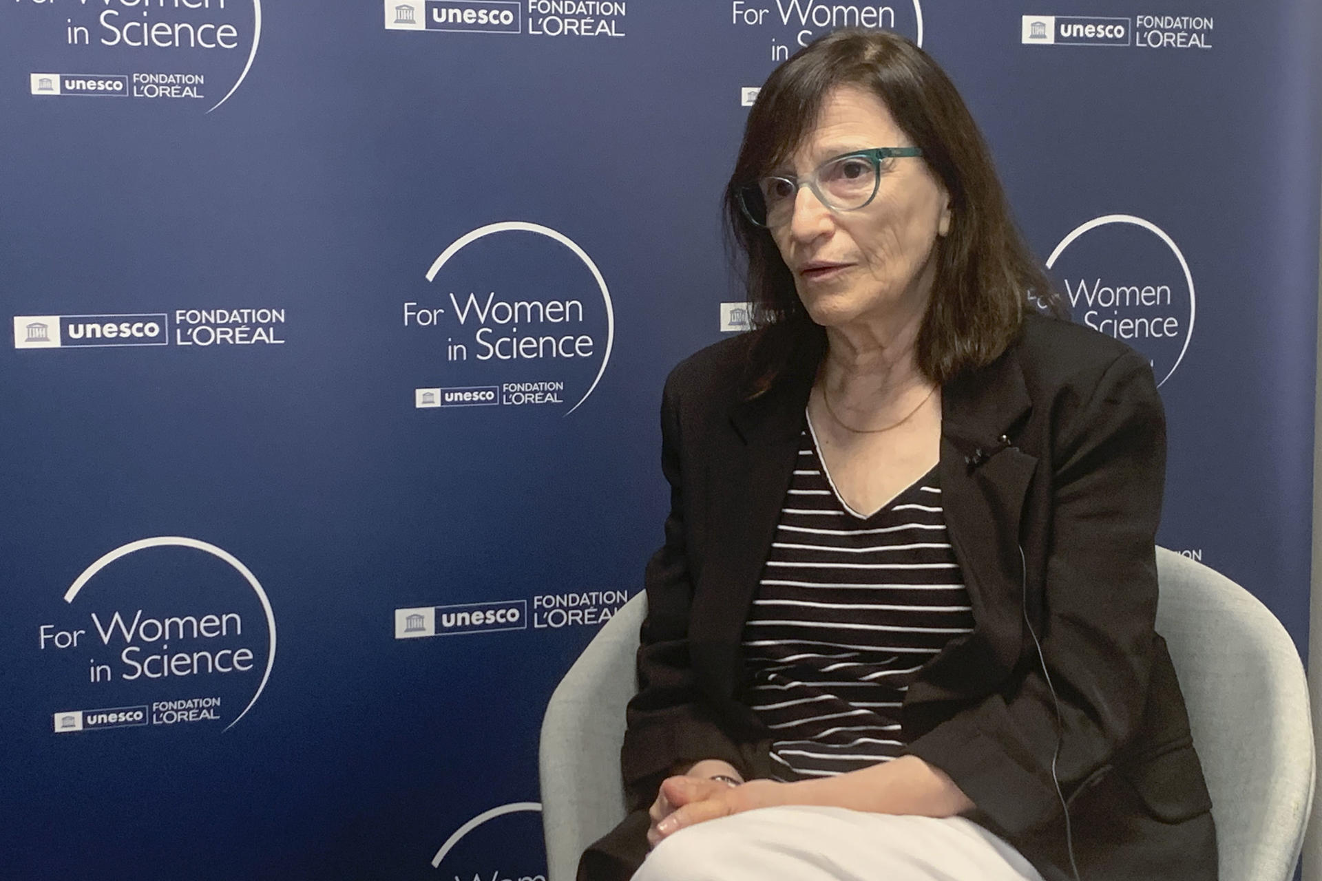 Entrevista a María Teresa Dova, física de partículas y campos, galardonada con el premio internacional l'Oréal-UNESCO "Mujeres en la Ciencia 2025" representando América Latina y el Caribe. EFE/Isabel Rodríguez Ramiro