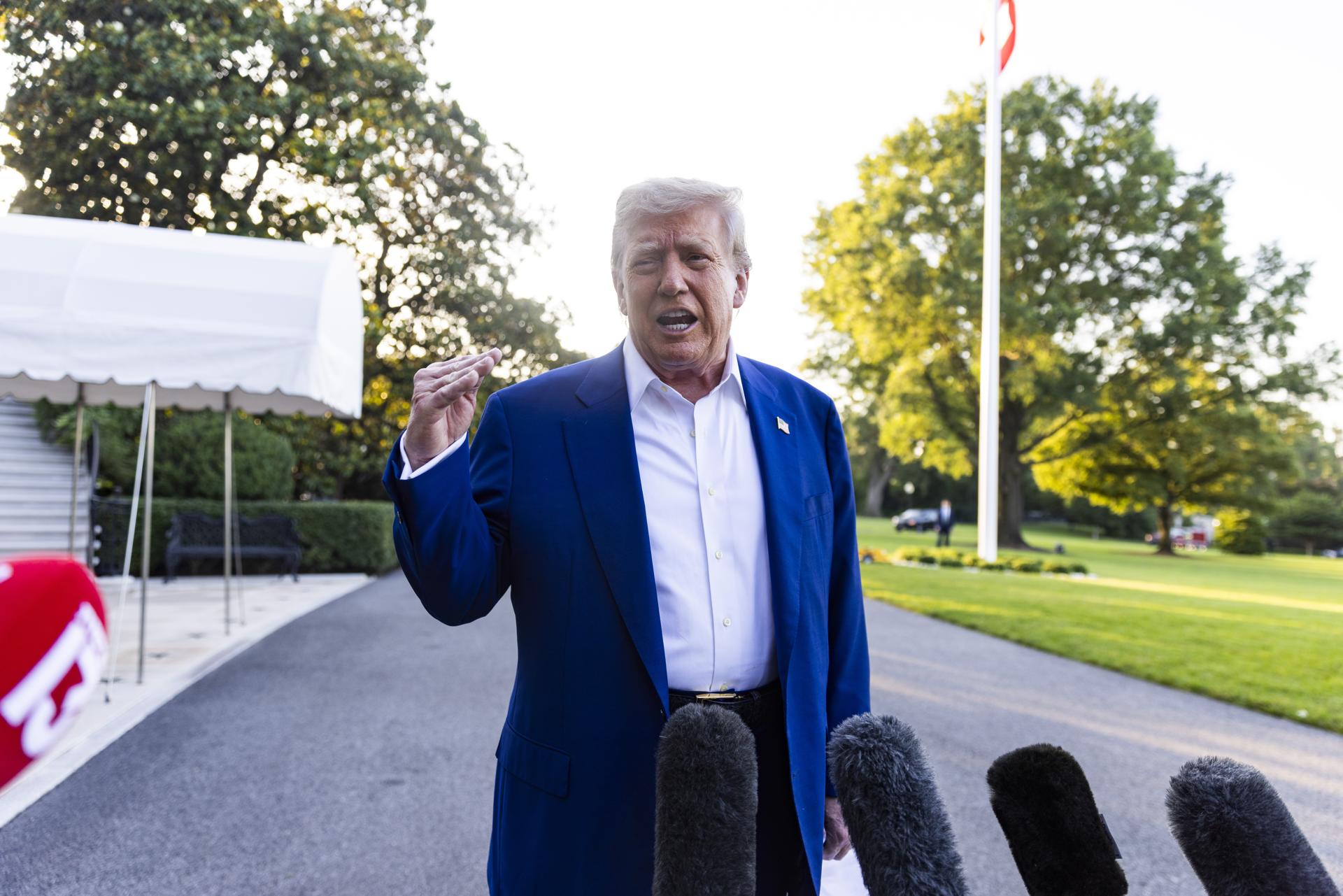 Fotografía de archivo del presidente de EE.UU. Donald Trump. EFE/EPA/JIM LO SCALZO
