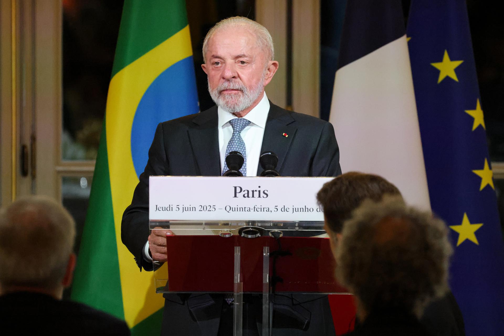 El presidente de Brasil, Luiz Inácio Lula da Silva. EFE/Ludovic Marin
