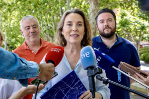 La secretaria general del PP, Cuca Gamarra. EFE/ Raquel Manzanares