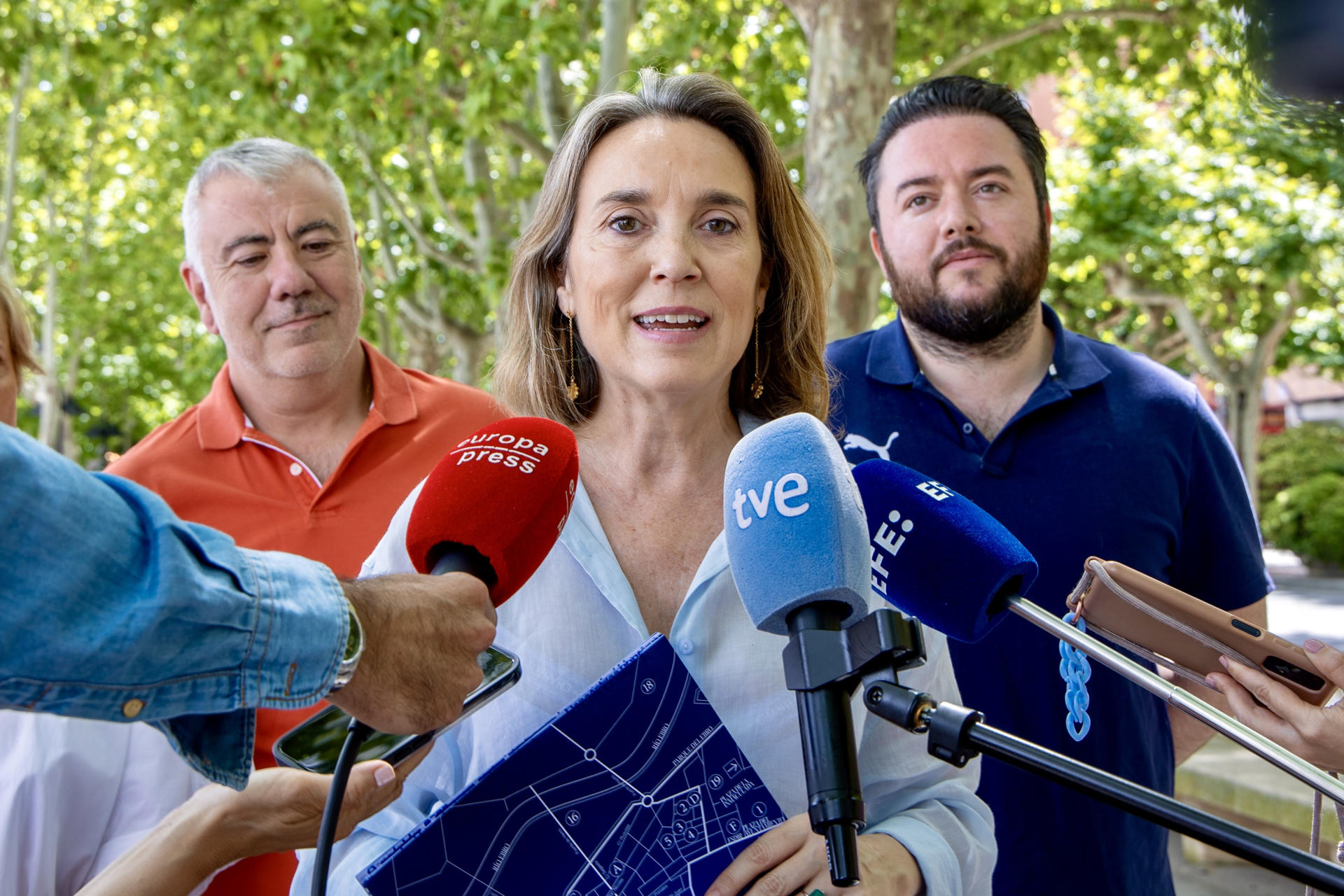 La secretaria general del PP, Cuca Gamarra. EFE/ Raquel Manzanares