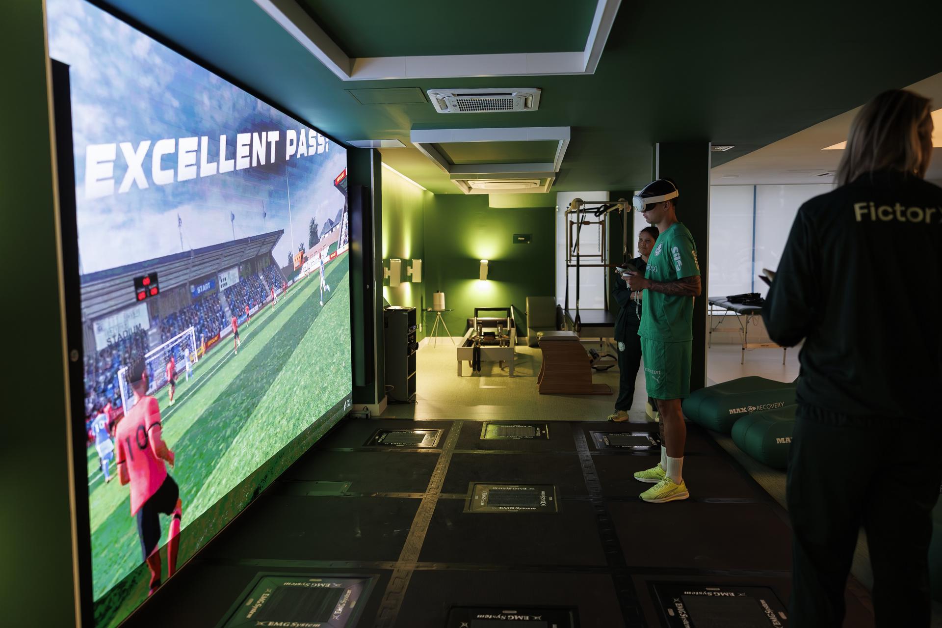 Instalaciones del Centro de Recuperación y Neurociencia que acaba de inaugurar el Palmeiras, uno de los cuatro representantes brasileños en el Mundial de Clubes de la FIFA. EFE/Isaac Fontana