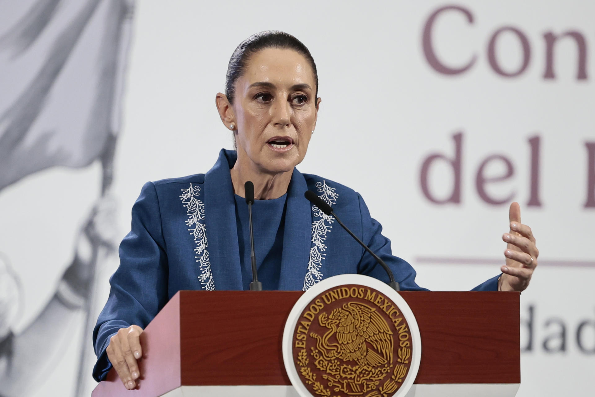 Foto de archivo de la presidenta de México, Claudia Sheinbaum. EFE/ José Méndez
