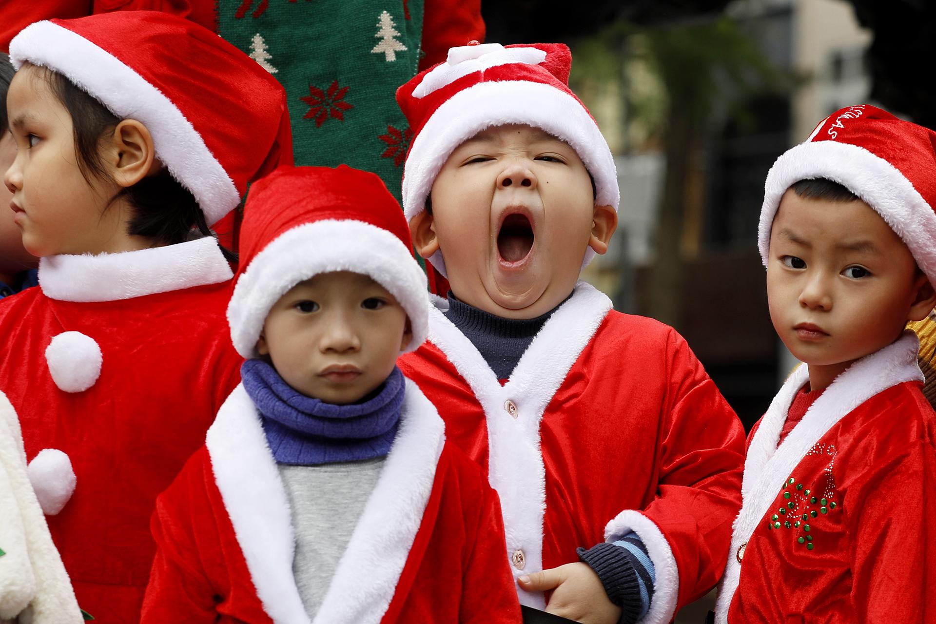 Fotografía de archivo de un grupo de niños en Vietnam. 
EFE/EPA/LUONG THAI LINH