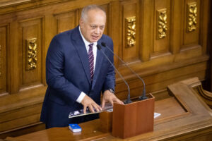 Fotografía de archivo del ministro de Interior y Justicia de Venezuela, Diosdado Cabello.EFE/ Rayner Pena R