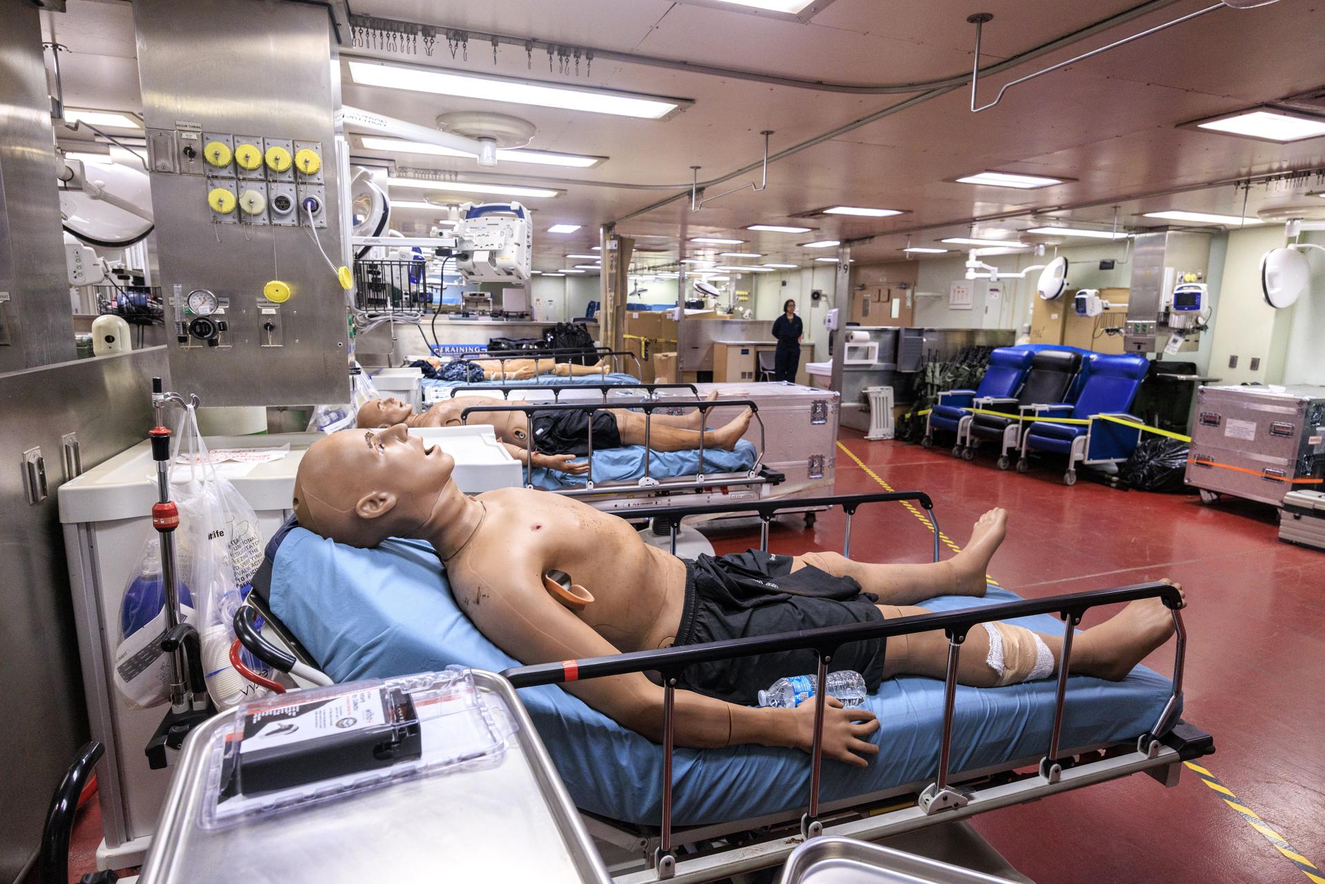 Buque hospital USNS Comfort de la Marina de los EE.UU. EFE//Cristobal Herrera-Ulashkevich