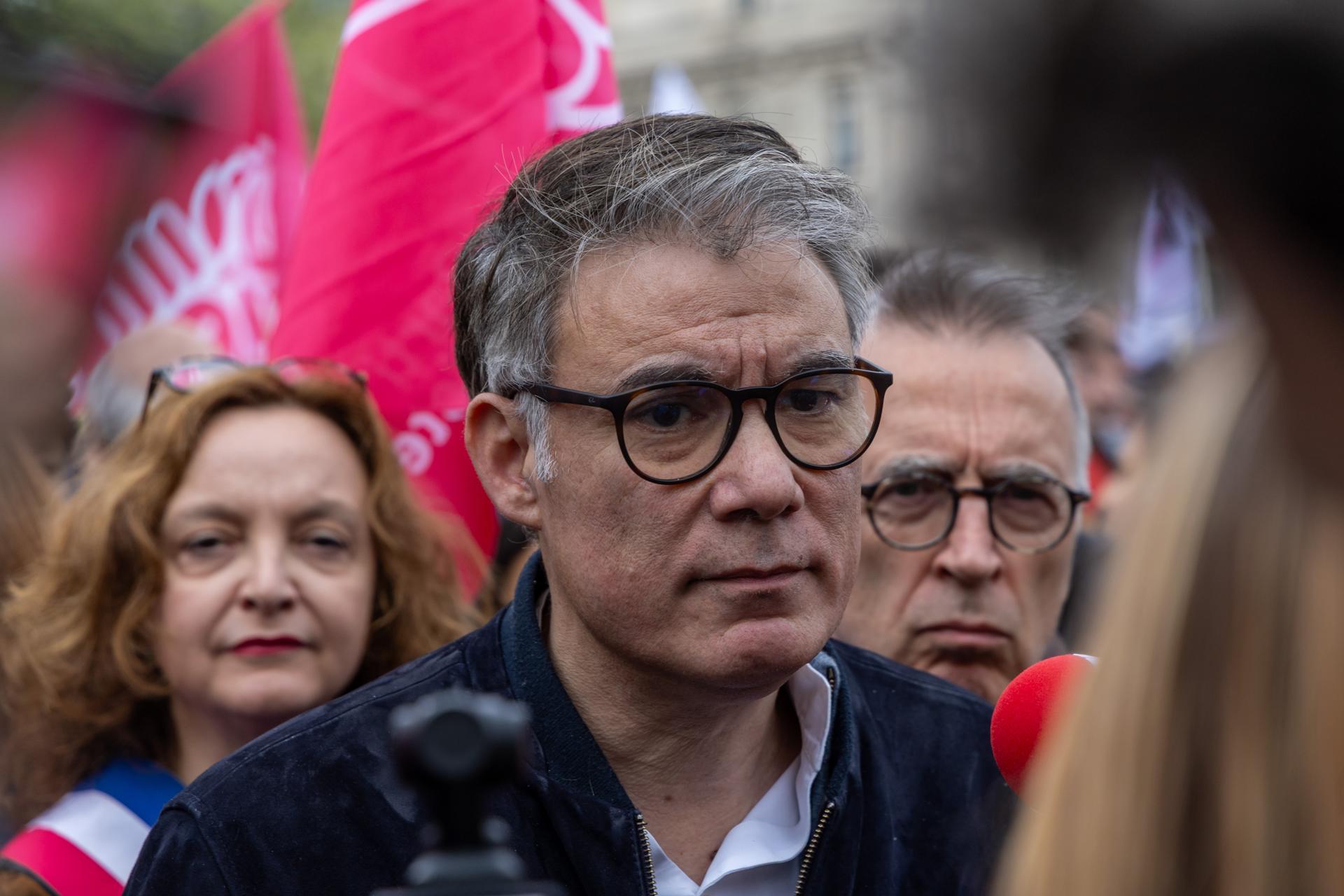El primer secretario del Partido Socialista francés (PS), Olivier Faure, en una foto de archivo. EFE/EPA/CHRISTOPHE PETIT TESSON