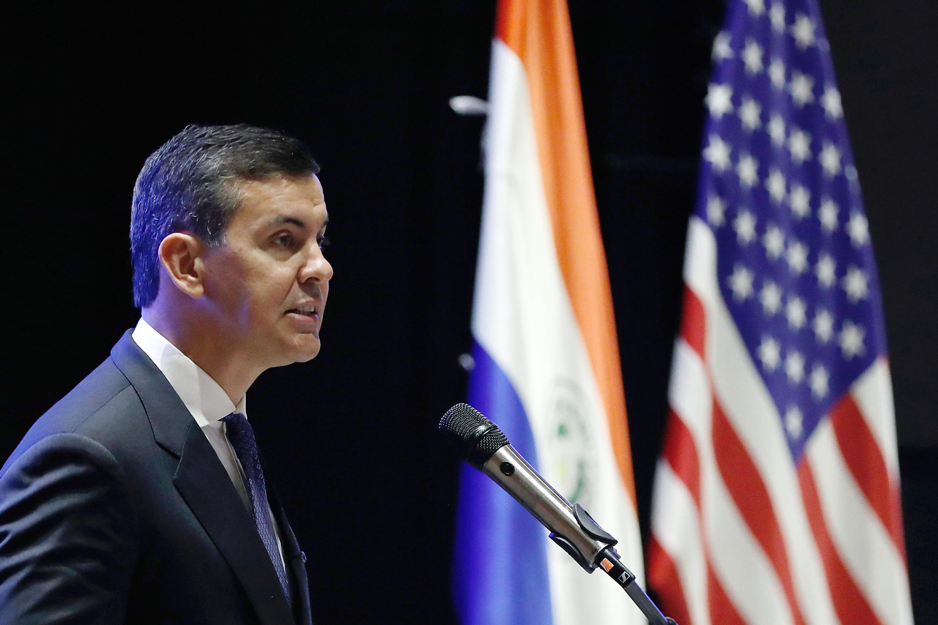 El presidente de Paraguay, Santiago Peña. EFE/ Juan Pablo Pino