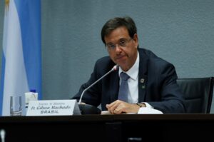 Foto de archivo del exministro de Turismo de Brasil, Gilson Machado. EFE/Ballesteros