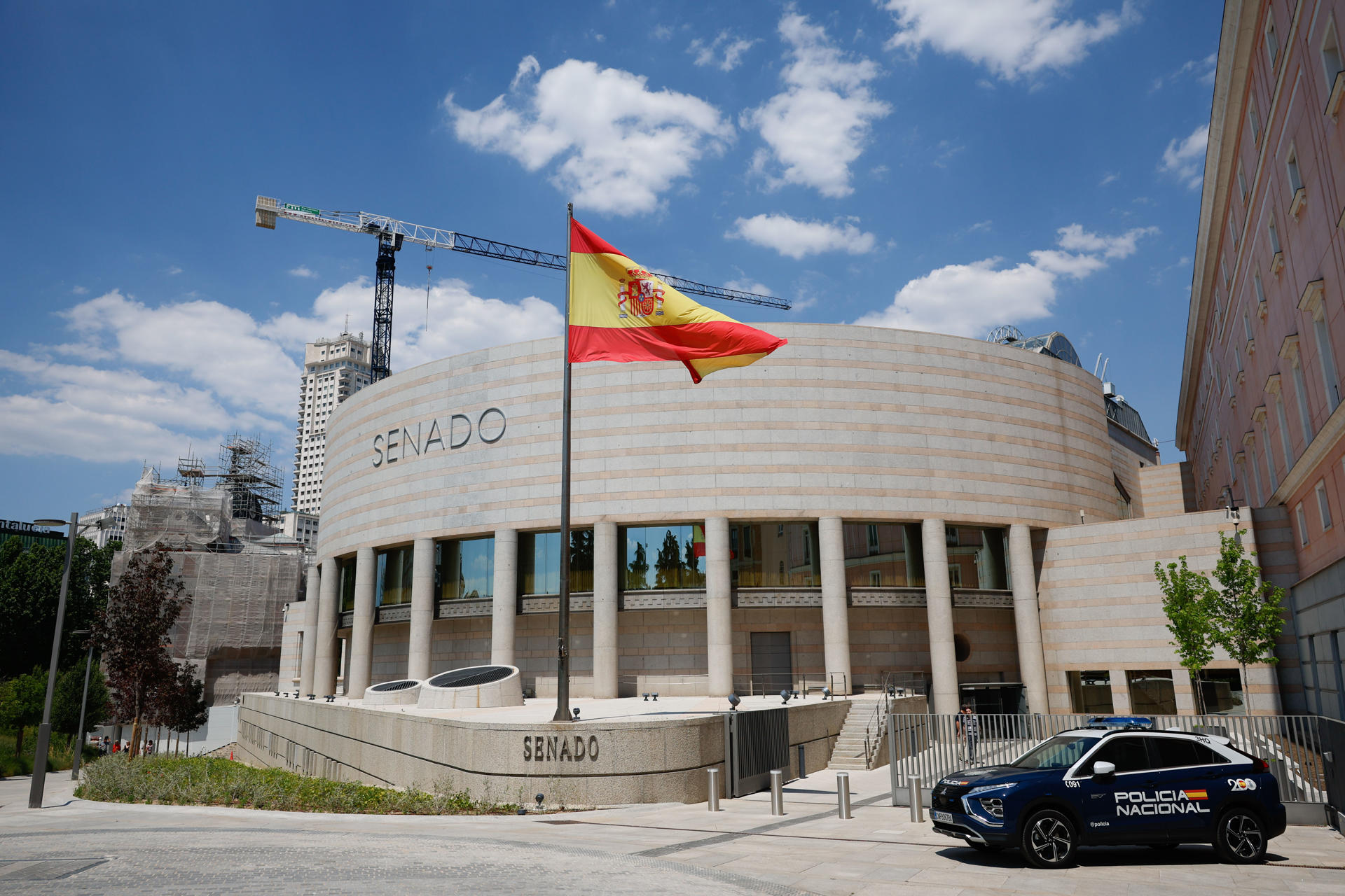 Exterior del edificio del Senado. /Archivo. EFE/Mariscal