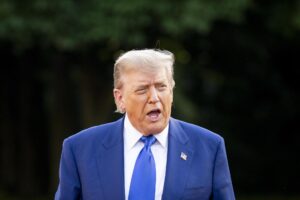 El presidente de EE. UU., Donald Trump, en La Haya, Países Bajos, 24 de junio de 2025. EFE/FREEK VAN DEN BERGH