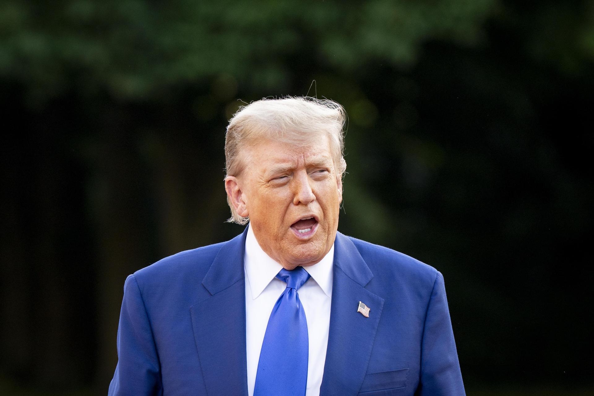 El presidente de EE. UU., Donald Trump, en La Haya, Países Bajos, 24 de junio de 2025. EFE/FREEK VAN DEN BERGH