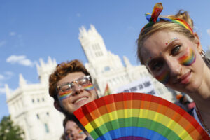 MADRID.- Participantes en el desfile del "Orgullo" en año 2023 en Madrid. EFE / Mariscal.