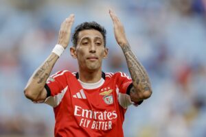 El argentino Ángel Di María en el partido del Mundial de Clubes ante el Chelsea. EFE/EPA/BRIAN WESTERHOLT