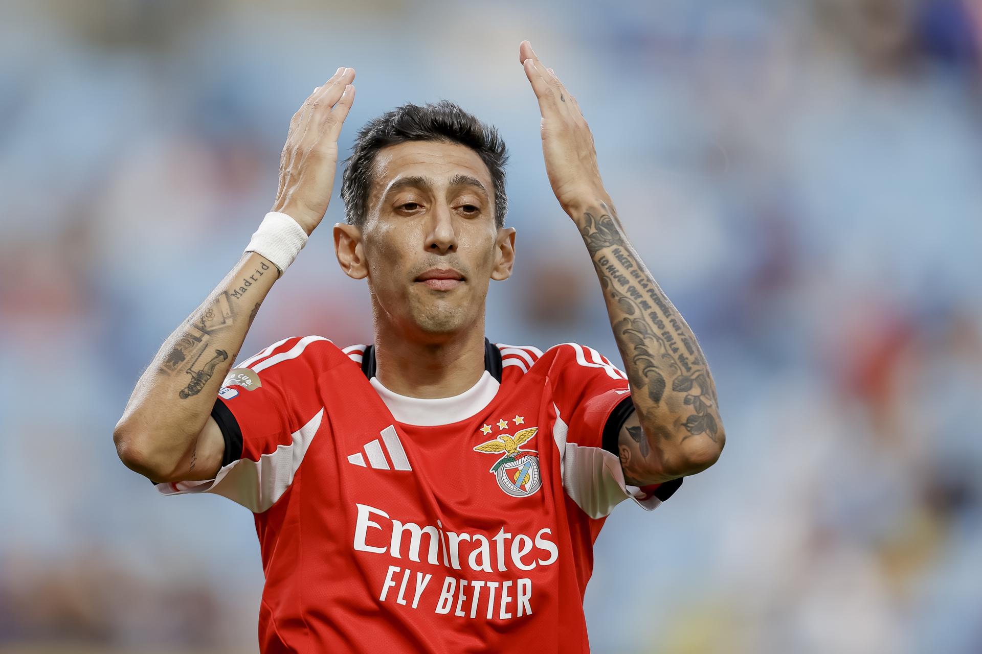 El argentino Ángel Di María en el partido del Mundial de Clubes ante el Chelsea. EFE/EPA/BRIAN WESTERHOLT