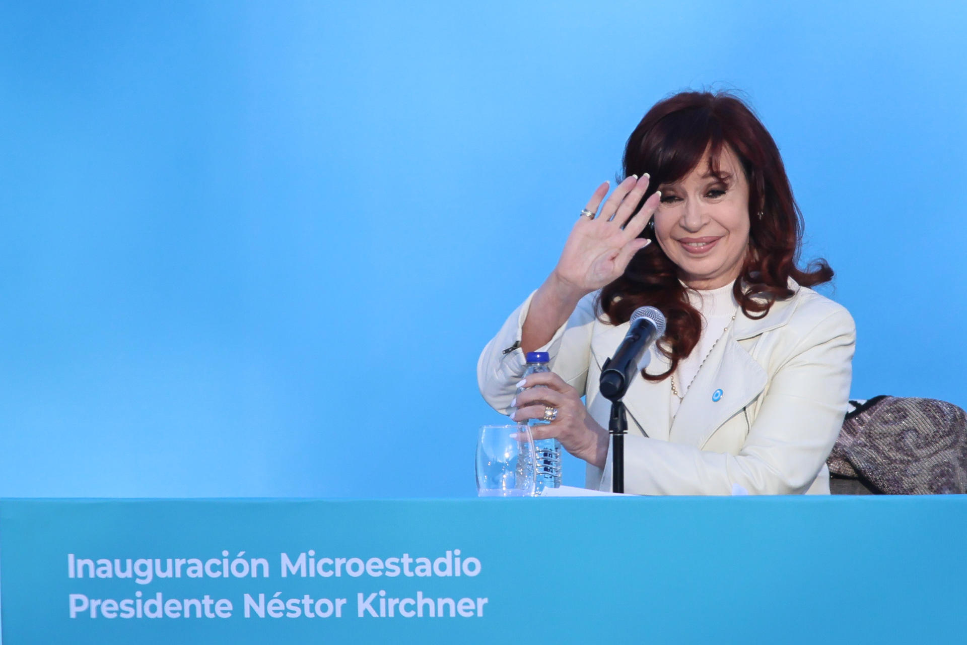 Fotografía de archivo de la expresidenta de Argentina Cristina Fernández. EFE/Luciano González