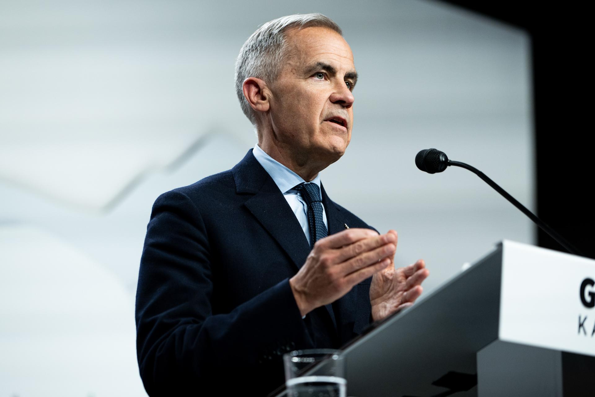 Fotografía de archivo del primer ministro canadiense, Mark Carney. EFE/EPA/Spencer Colby
