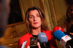 Imagen de archivo de la vicepresidenta del Ejecutivo comunitario para la Transición Limpia, Teresa Ribera. EFE/EPA/TERESA SUAREZ
