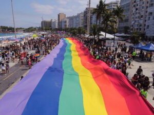Fotografía de archivo de la Marcha del Orgullo LGTBI en Río de Janeiro (Brasil). EFE/ Andre Coelho