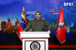 Fotografía cedida por prensa del Palacio de Miraflores del presidente de Venezuela, Nicolás Maduro. EFE/ Prensa Palacio de Miraflores