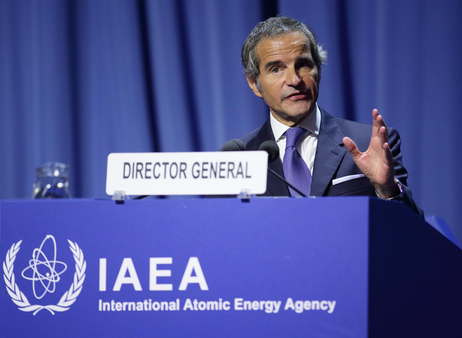 El director general del Organismo Internacional de Energía Atómica (OIEA), Rafael Grossi, en una foto de archivo. EFE/EPA/HEINZ-PETER BADER