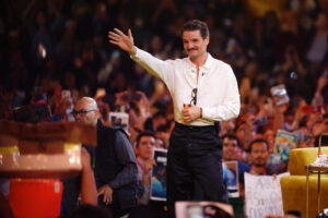 El actor chileno-estadounidense Pedro Pascal participa en el Comic Con Experience México 2025 (CCXPMX25) este sábado en Ciudad de México (México). EFE/ Sáshenka Gutiérrez