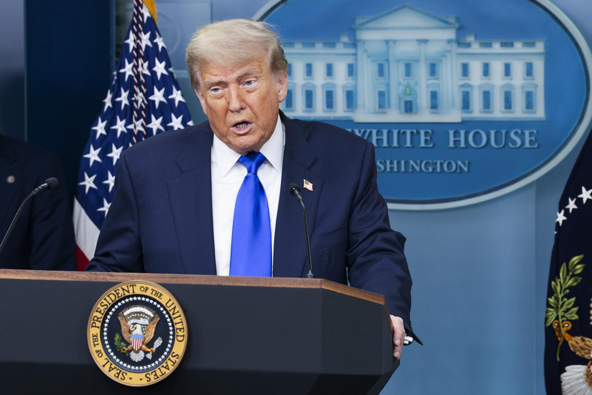 Foto de archivo del presidente de los Estados Undios, Donald J. Trump. EFE/SHAWN THEW