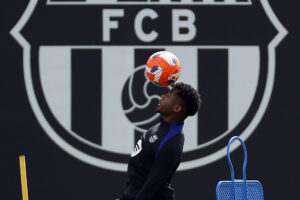 El jugador del FC Barcelona Ansu Fati en foto de archivo de Alberto Estévez. EFE