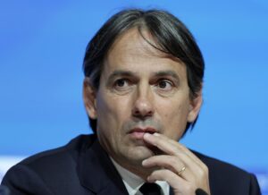Fotografía del italiano Simone Inzaghi, nuevo entrenador del Al Hilal, quien definió este martes al Real Madrid, su primer rival en el Mundial de Clubes, como "probablemente el mejor equipo del mundo". EFE/EPA/RONALD WITTEK