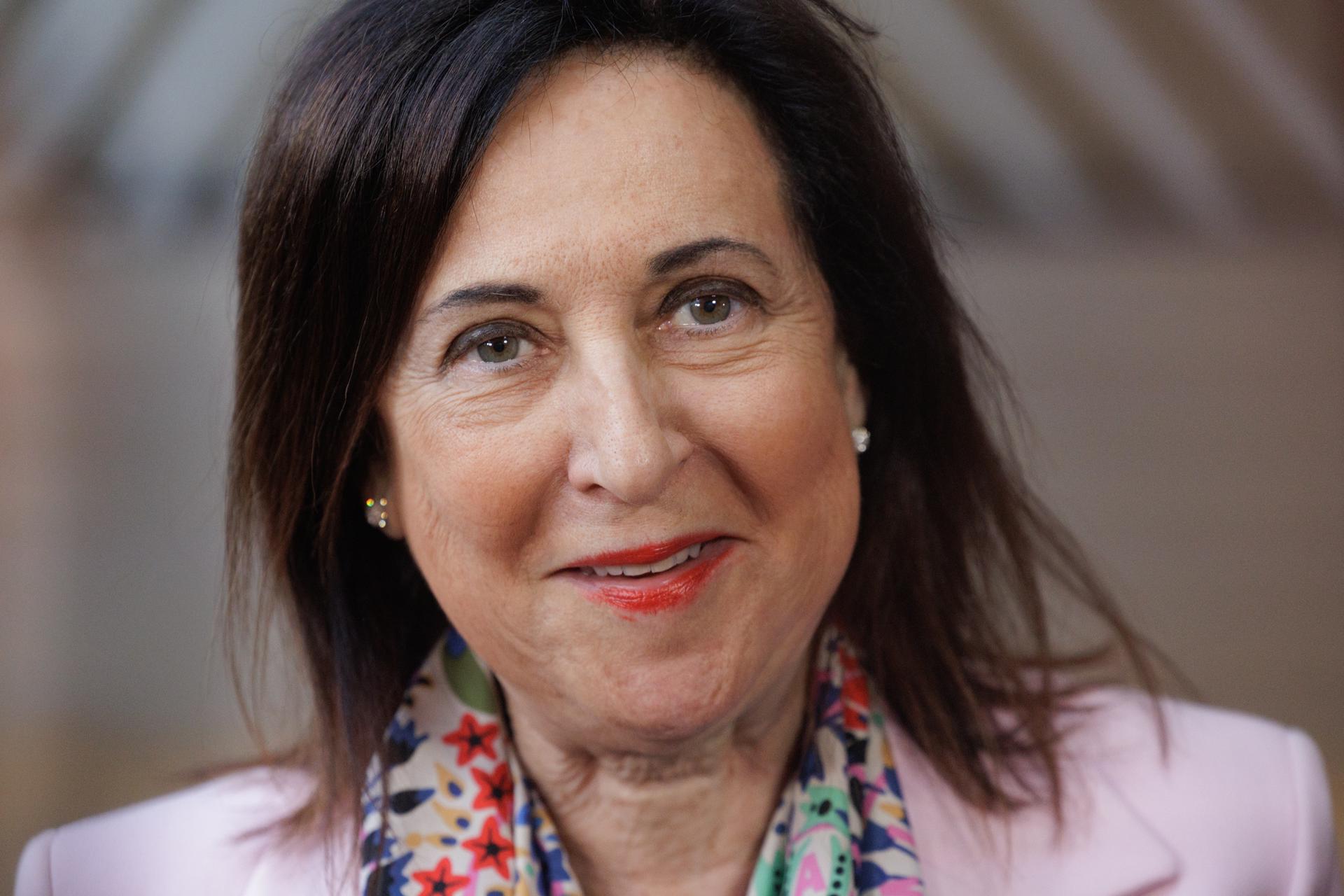 Imagen reciente de la ministra de Defensa, Margarita Robles. EFE/EPA/OLIVIER MATTHYS