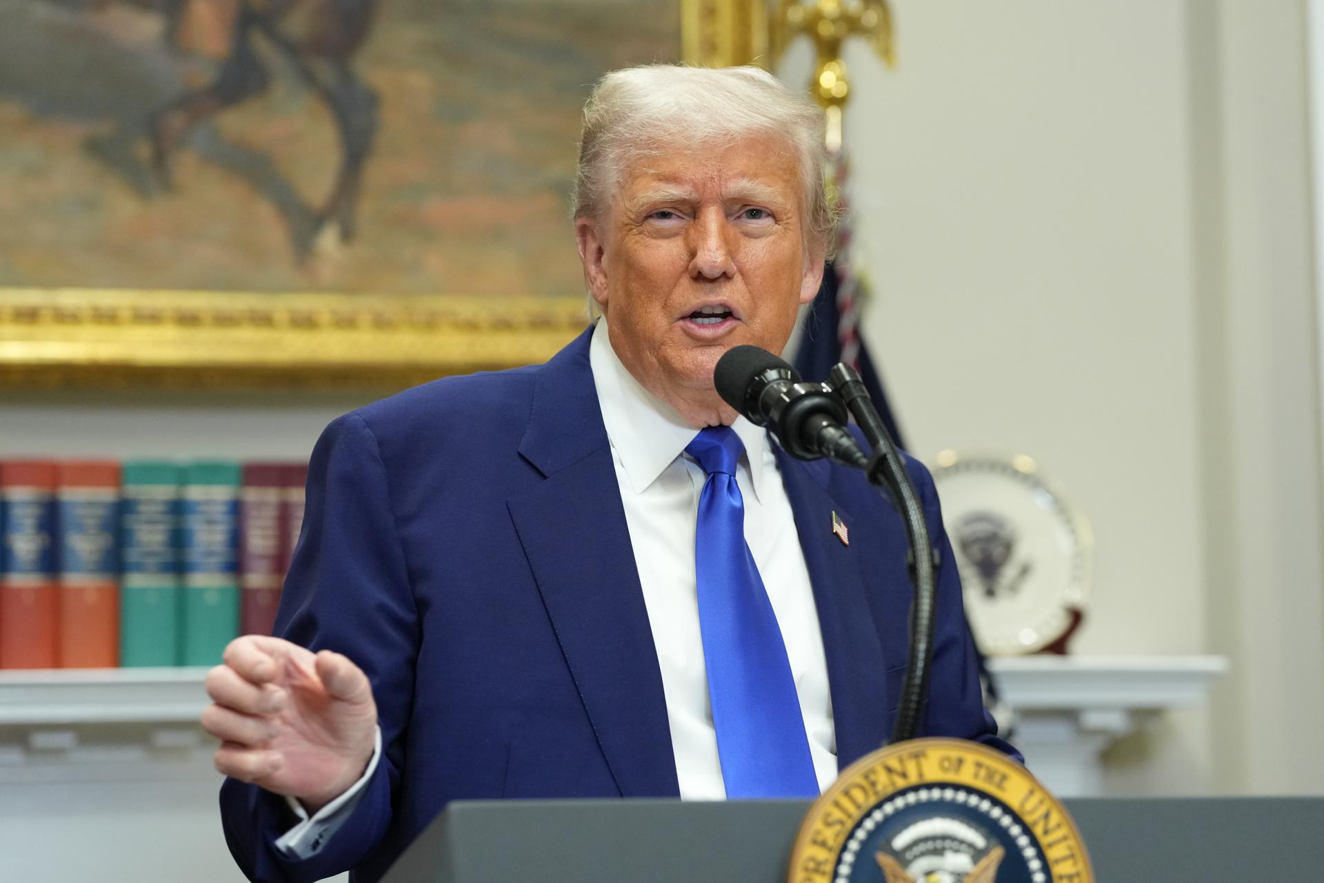 El presidente de EE.UU., Donald Trump, en una foto de archivo. EFE/EPA/CHRIS KLEPONIS/ POOL