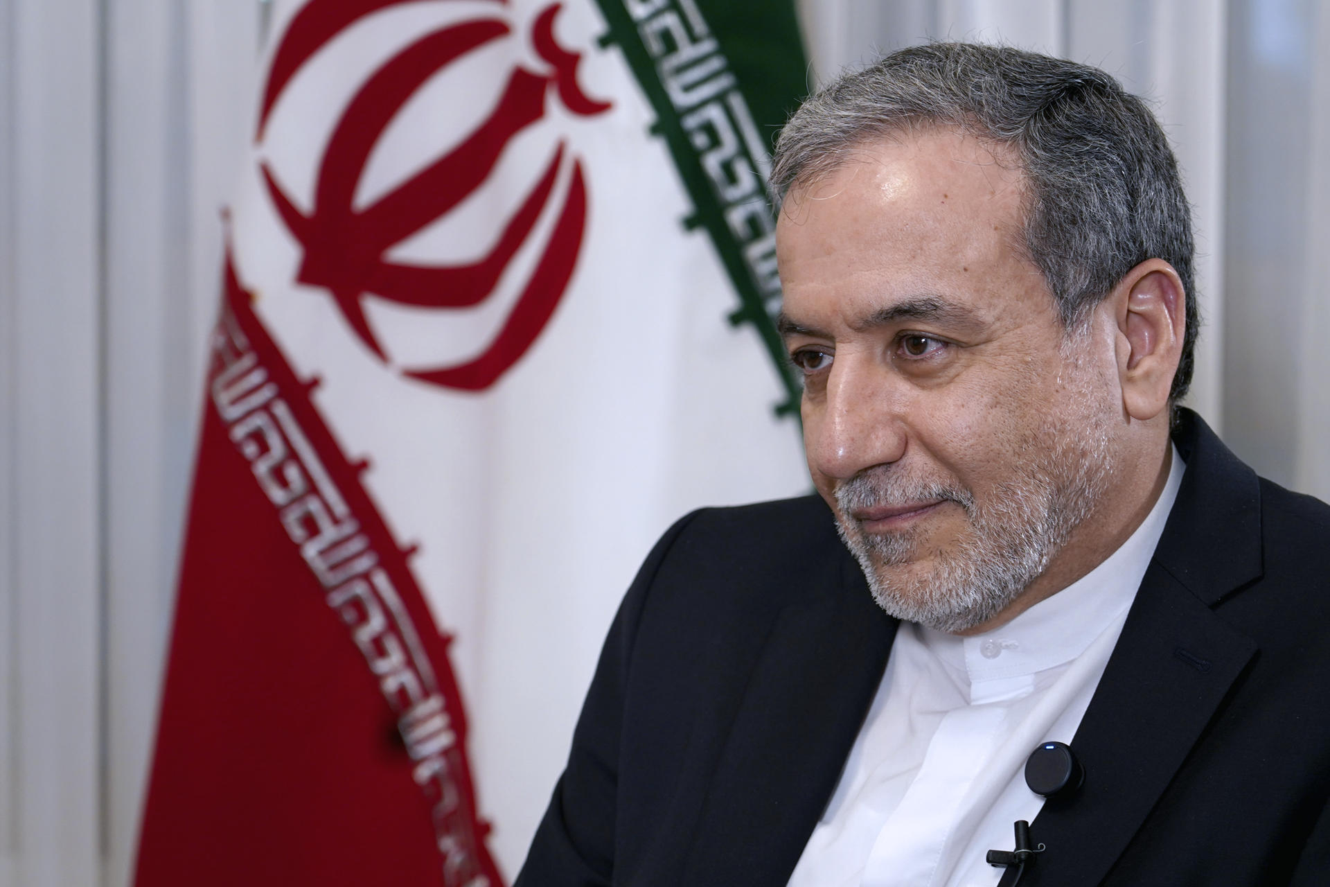 Foto de archivo del ministro iraní de Exteriores, Abás Araqchí, durante una entrevista con EFE. EFE/ Jorge Jerónimo
