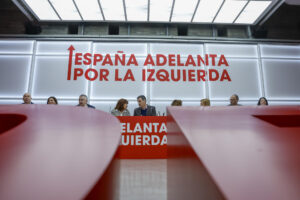 Imagen de la Comisión Ejecutiva Federal del PSOE del pasado 10 de marzo. EFE/ Juan Carlos Hidalgo