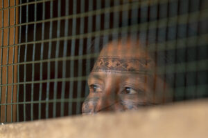 Fotografía de archivo del detalle del rostro de una mujer del pueblo indígena kichwa, en la provincia de Orellana (Ecuador). EFE/José Jácome