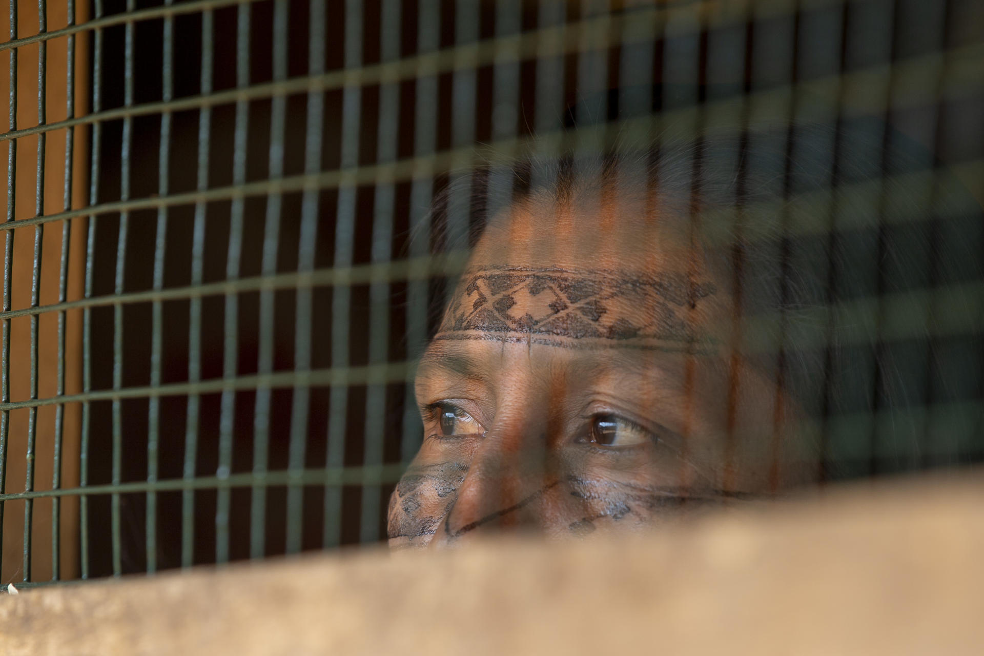 Fotografía de archivo del detalle del rostro de una mujer del pueblo indígena kichwa, en la provincia de Orellana (Ecuador). EFE/José Jácome