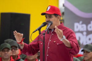 El líder chavista Nicolás Maduro en una foto de archivo. EFE/ Rayner Peña R