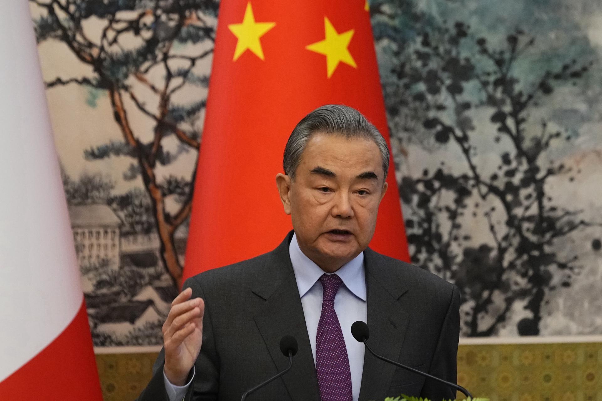 Fotografía de archivo del ministro chino de Relaciones Exteriores, Wang Yi, en Pekín (China). EFE/Ken Ishii/Pool