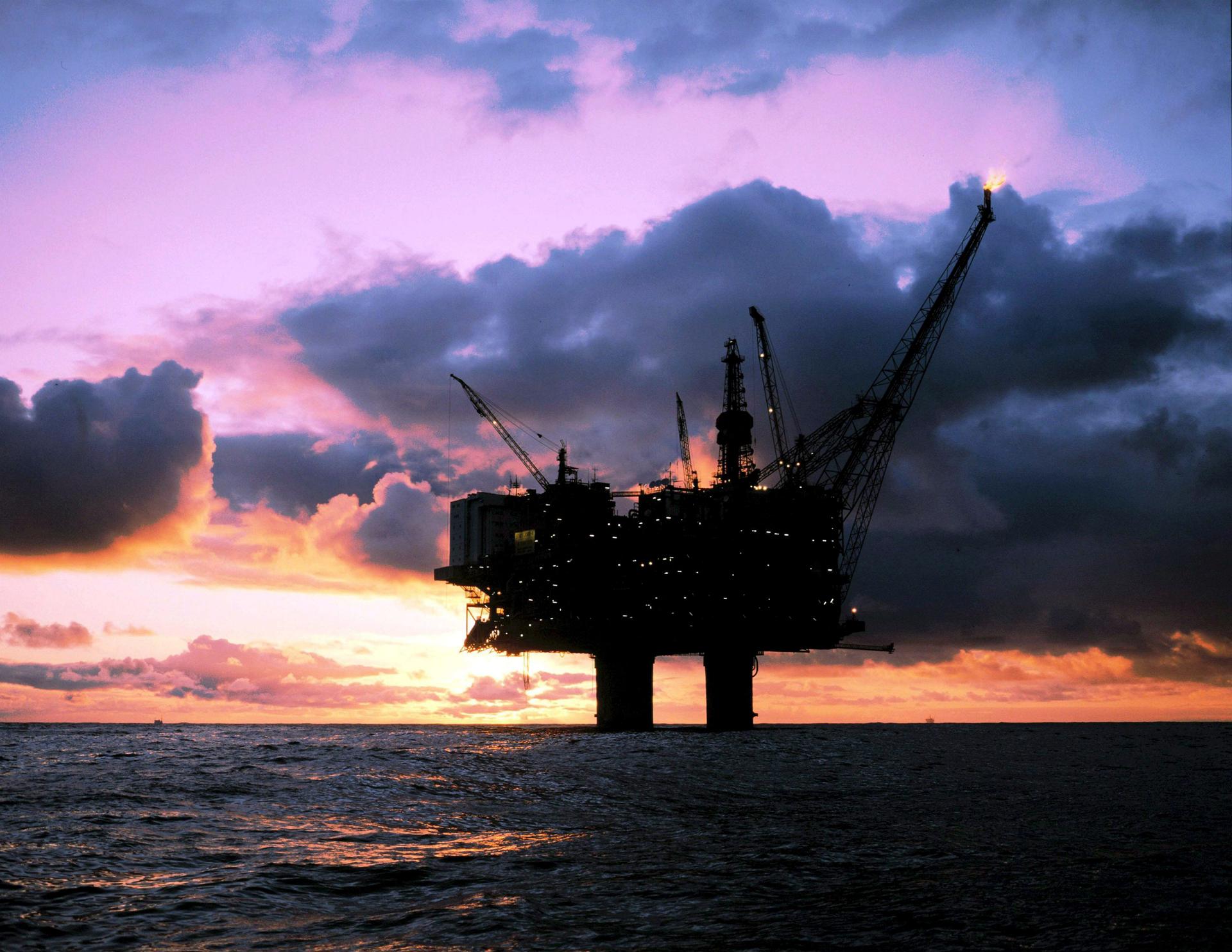 Plataforma petrolífera Statfjord A en el Mar del Norte.EPA/StatoilHydro / Oyvind Hagen *****PROHIBIDO SU USO EN NORUEGA****
