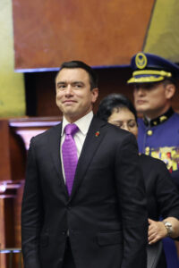 El presidente de Ecuador, Daniel Noboa. EFE/ José Jácome