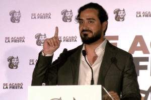 El líder de la agrupación de electores Se Acabó la Fiesta, Luis ‘Alvise’ Pérez. EFE